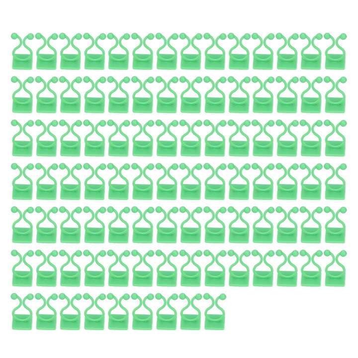 100PCS plante cataratoare perete fixare vita de vie fixare clema autoadeziv ramura fixare fixare clema verde
