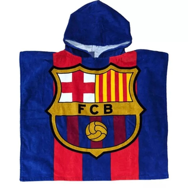 FC Barcelona 77514 2013877 poncho 60x120 cm