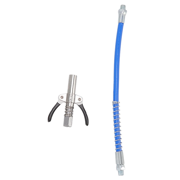 Cuplaj pentru unsoare HERUSI, presiune inalta, dublu maner, furtun 30.5cm, 9x7x1.6cm, G1/8
