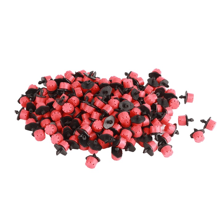 Capete picurare reglabile HERUSI pentru irigare gradina set 150 bucati plastic 1/4 inch
