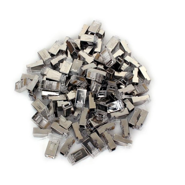 Set 100 Conectori retea RJ45, Cat.6, GetFort, 8P8C