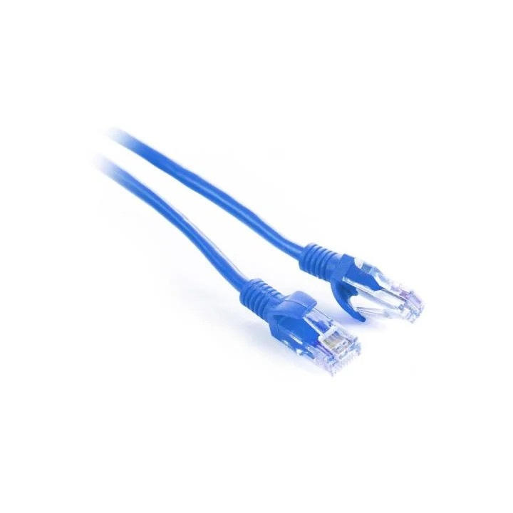 Cabluri patchcord GETFORT CAT.5E UTP 5m, albastru, 8 pini