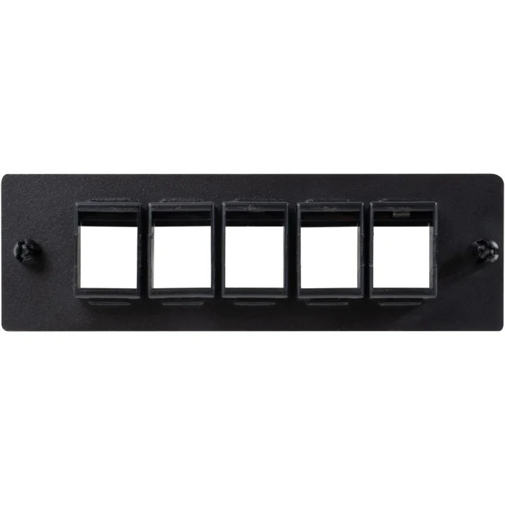 Modul priza keystone pentru patch panel GetFort, 5 module, montaj rapid, negru