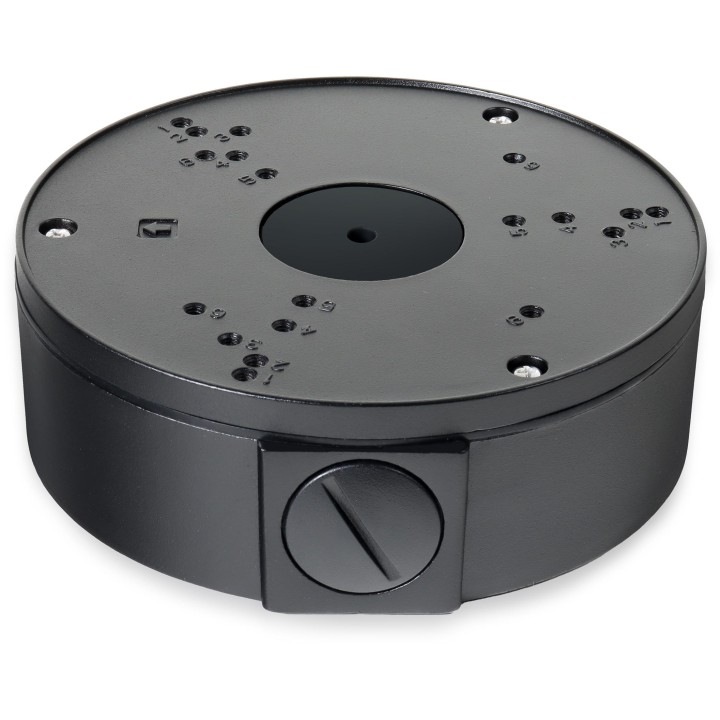 Adaptor suport tavan, Kenik, aluminiu, negru, 142x48mm