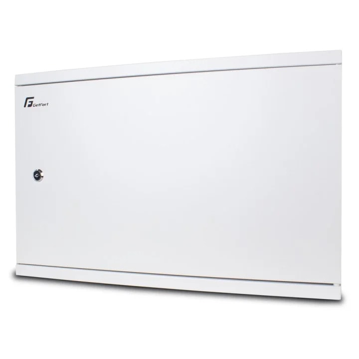 Obudowa Rack 2U Getfort, 540x350x120mm, szürke, 2 db przepusty kablowe