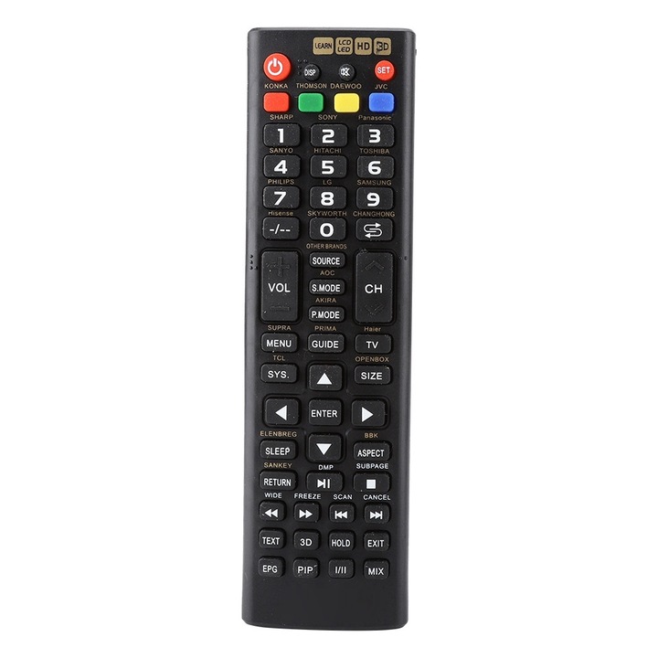 Telecomanda inteligenta universala cu functie de invatare pentru televizor fara baterie