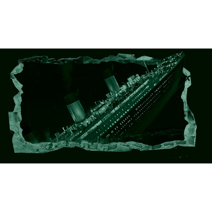 Startonight 3D Fotótapéta Titanic, világít a sötétben, 150 x 82 cm