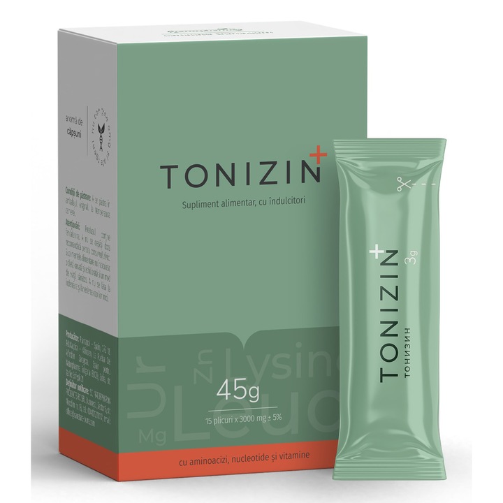 Supliment alimentar Tonizin, 15 plicuri