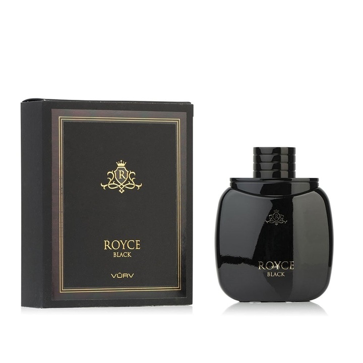 Royce Black Eau de Parfum szett, Vurv, Férfi, 100ml 2ml mintával