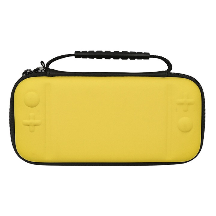 Egyedi tok Switch Lite-hoz, prémium védelem, sárga, kompakt méret