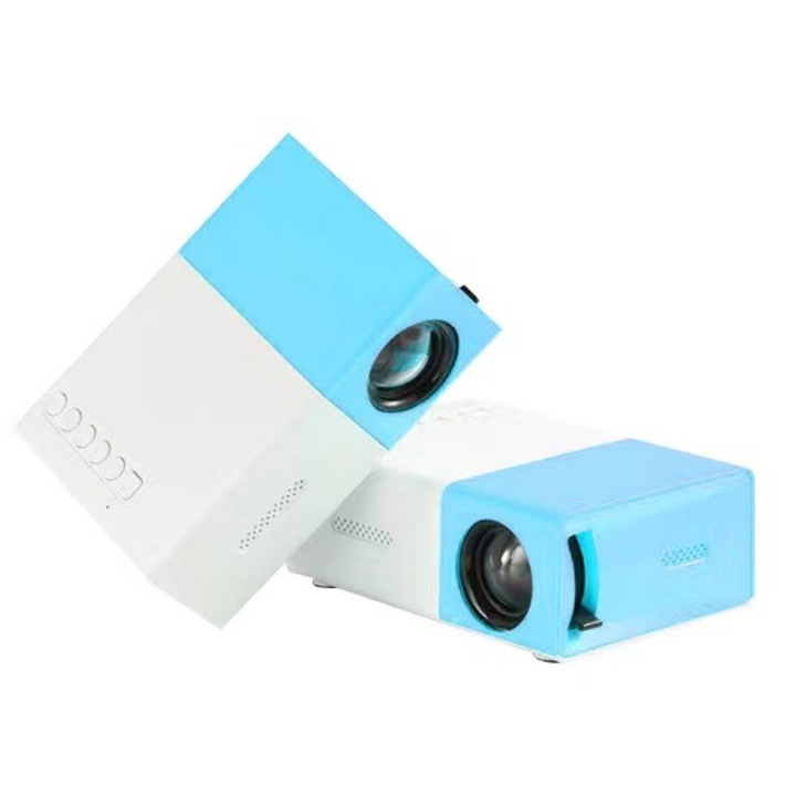 Mini proiector, videoproiector mobil LED full HD home theater, utilizare in exterior