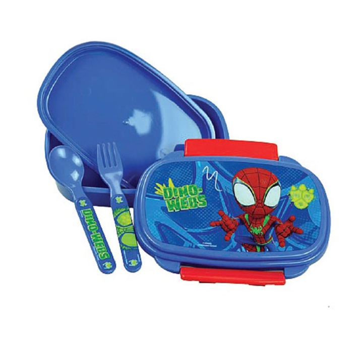 Cutie sandwich Spider-Man Dino-Webs + set de tacamuri