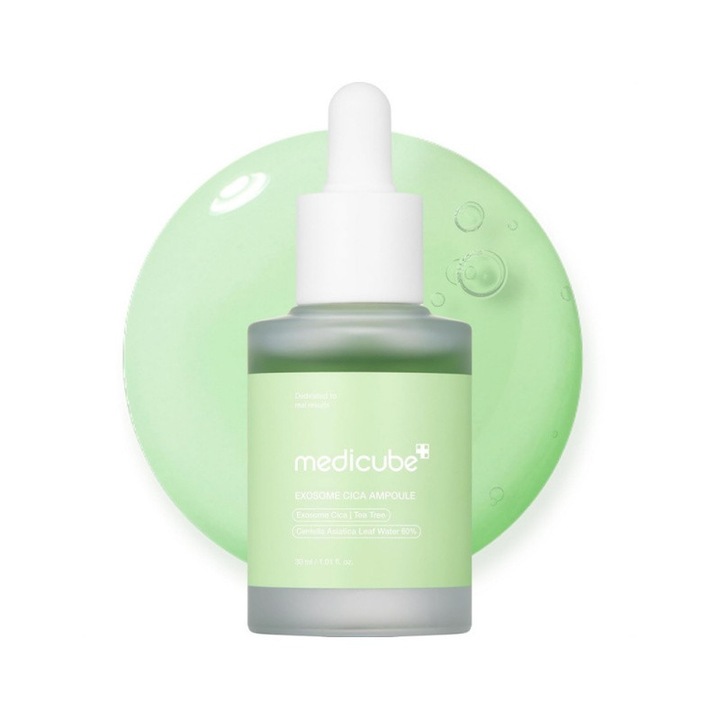 Esenta faciala, Medicube, pentru piele sensibila, cu Centella Asiatica, ajuta la reducerea roseata si acnee, stimulare scazuta, hidratanta, calmanta, 30ml