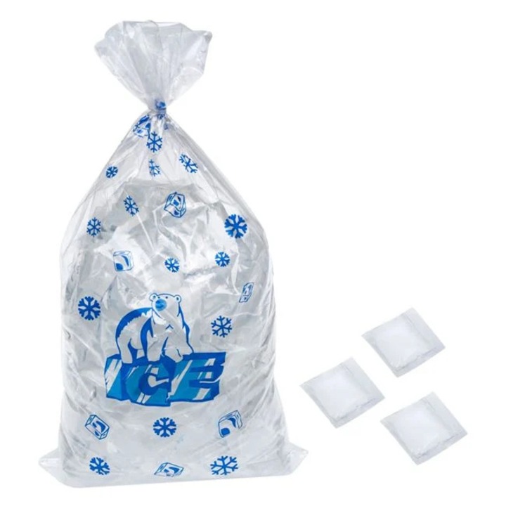 Pungi de Gheata Reutilizabile Transparente 5x6cm - 70buc