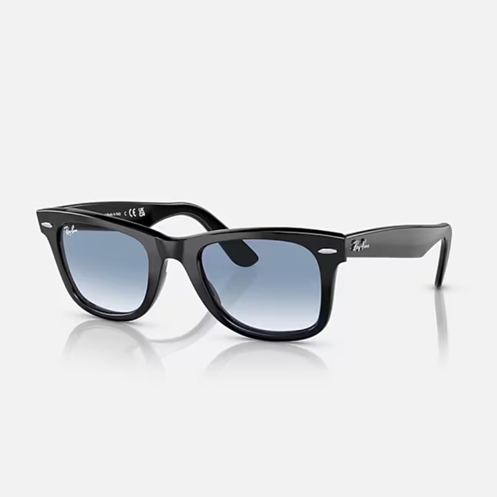 Очила Ray-Ban RB2140 Wayfarer, слънчеви, черни, син градиент