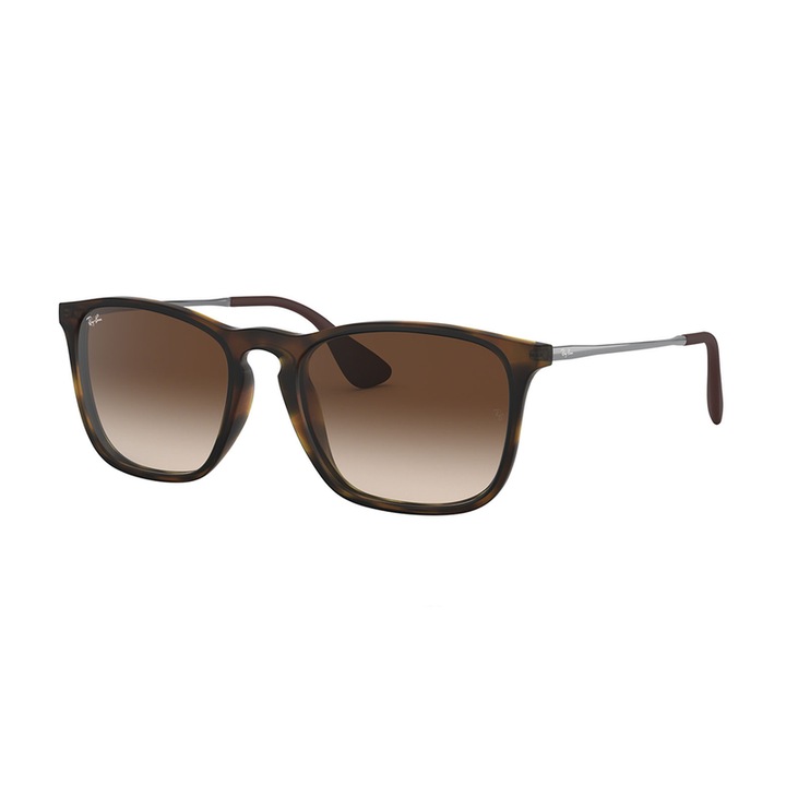 Ochelari de soare Ray-Ban RB4187, CHRIS Square Shape, Havana, Maro degradat