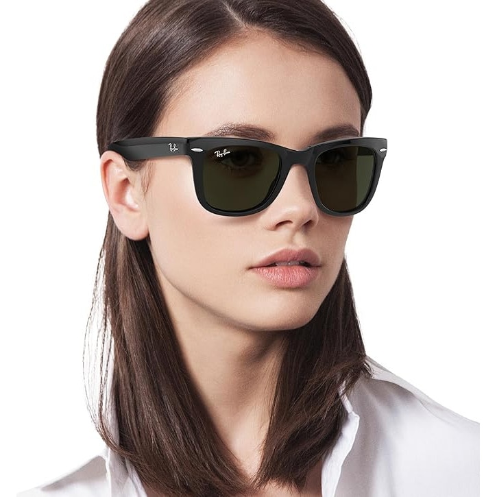 Ochelari de soare Ray-Ban RB4105, Wayfarer Folding Classic, negru