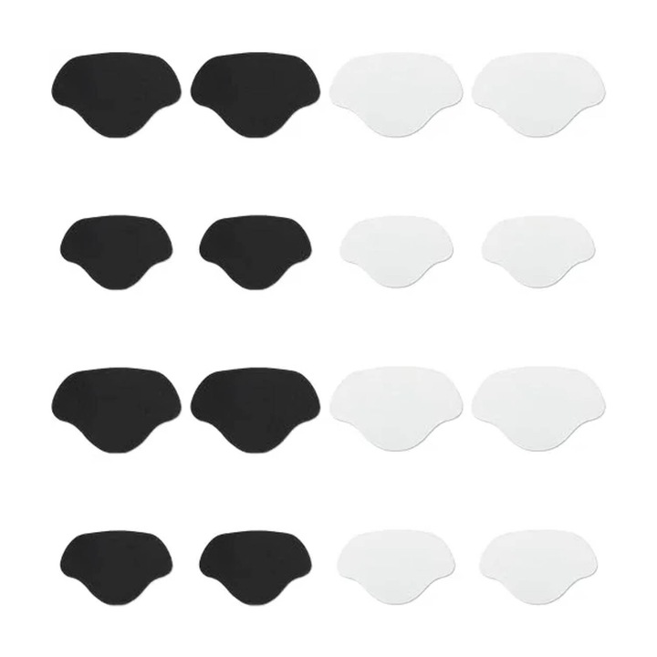 Set 16 Profesional de Reparare a Incaltamintei, 8 perechi (4 Negre + 4 Albe), Material Piele Premium, Aplicare Simpla