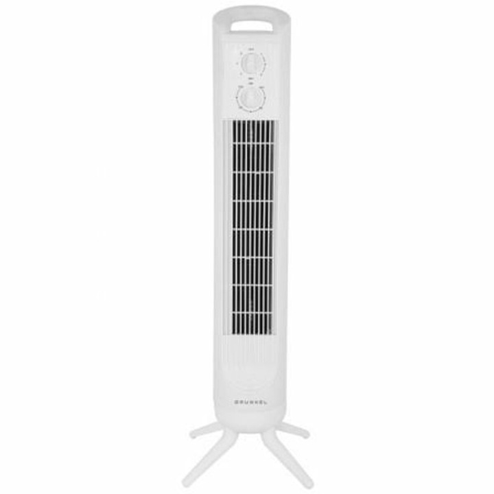 Ventilator de podea Grunkel TF-324L, 45 W, 3 viteze, alb, 81 cm