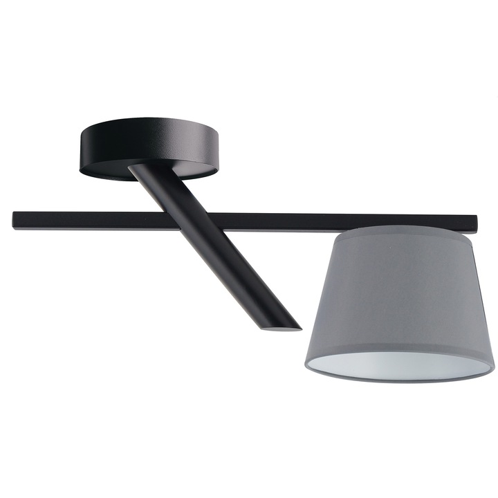 Sigma OLE 1 csillár, szürke/fekete, 23x44x17cm