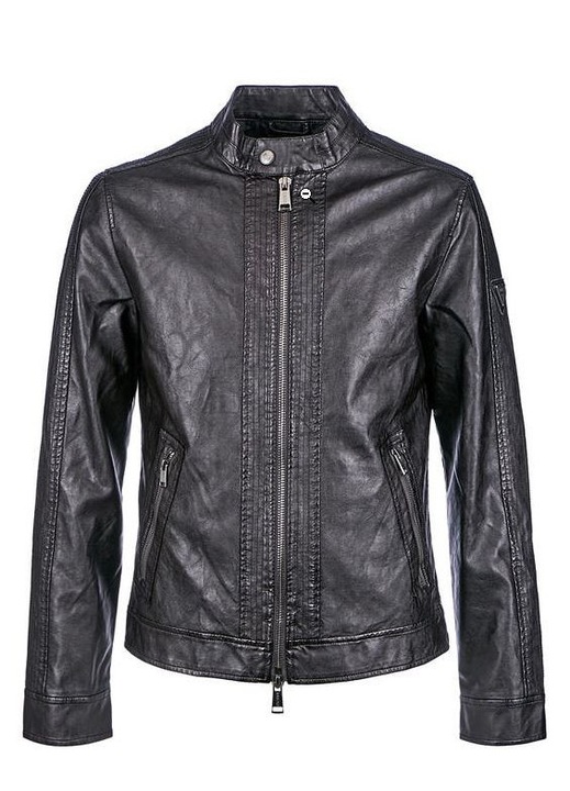 Яке Guess, екокожа, черно, 2XL INTL