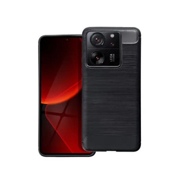 Калъф за Xiaomi 13T / 13T Pro, tpu, въглеродно черен