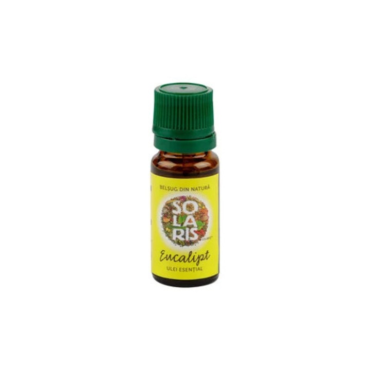 Ulei esential de Eucalipt (Eucalyptus Globulus) 10 ml Solaris – Respiratie Usoara, Aromaterapie si Detoxifiere