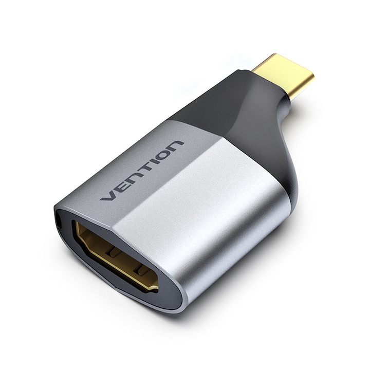 Адаптер USB 3.1 C към HDMI Vention, 3840x2160px, тип щепсел
