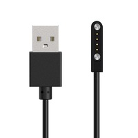 Cablu de incarcare magnetic, SuooTci, 4 pini, 60cm, negru, compatibil cu casti cu conductie osoasa