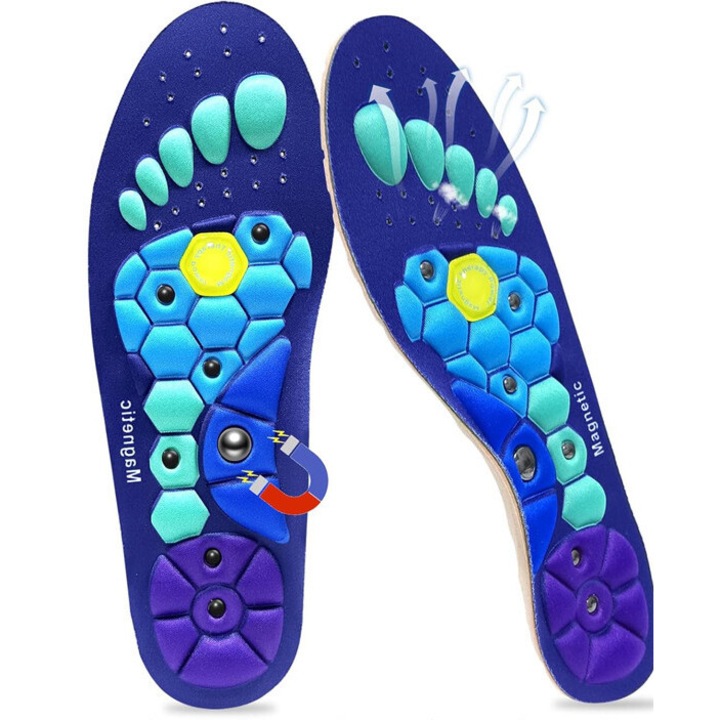 Rqiurpn mágneses ortopéd talpbetét, gél talpbetét, lúdtalpra, 36-42EU méret