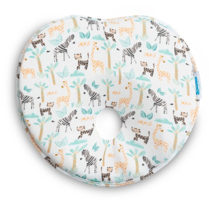 Perna corectoare Sensillo, 22x22cm, pentru bebelusi 0-6 luni, material colorat, bumbac