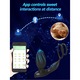 Inel penis Vibrator, Excitat®, 9+3 moduri de vibratie, masaj de prostata, Stimulare Multipla, Rezistent la Apa, Cu stimulator anal, Telecomanda APP, ABS+silicon medical, design ergonomic, incarcare USB, Pentru barbati si cupluri Jucarii sexuale, Negru