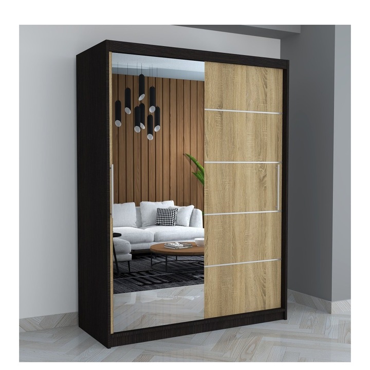 Dressing A07 Celamob Culoare Wenge / Sonoma Dimensiune: 150x200