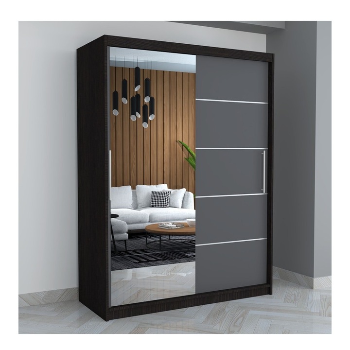 Dressing A08 Celamob Culoare Wenge / Gri Dimensiune: 150x200