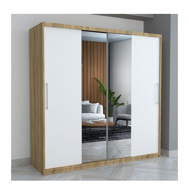 Dressing B08 Celamob Culoare Sonoma / Alb Dimensiune: 200x200