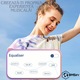 Casti wireless BMSIFY®, cu anulare a zgomotului ANC & mod ambient, Display Digital LED multicolor, Control Touch, Microfon HD, Bluetooth 5.4, Autonomie 6h, Egalizator 7 moduri, Localizare casti, Universale, alb