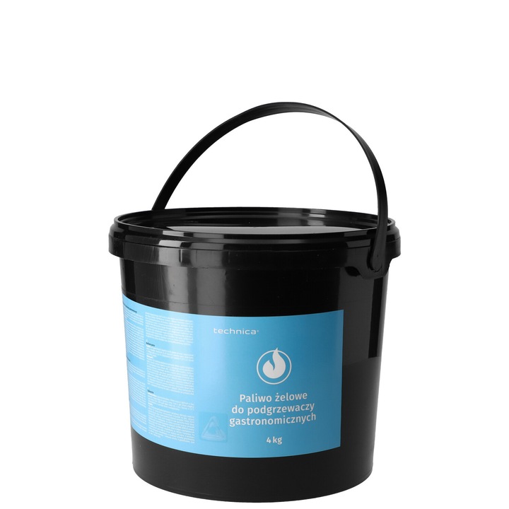 Set 12 bucati combustibil gel pentru incalzitoare de catering, 4 kg, TECHNICA, fara miros