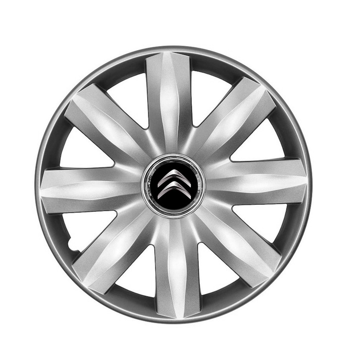 Set 4 Capace Roti R14 AutoSSF ®, Potrivite Jantelor de 14 inch, pentru CITROEN, Model 221