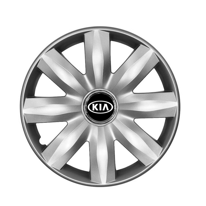 Set 4 Capace Roti R14 AutoSSF ®, Potrivite Jantelor de 14 inch, pentru KIA, Model 221