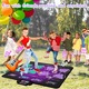 Jucarie Covor Dans Muzical pentru Copii, Suness, LED, 8 moduri de joc, cu Mod PK Dublu, Volum adjustabil, Exercitii, Educativa, Activitate Fizica, Cadou pentru Zile de Nastere, 3-12 ani, 102*90cm, Violet