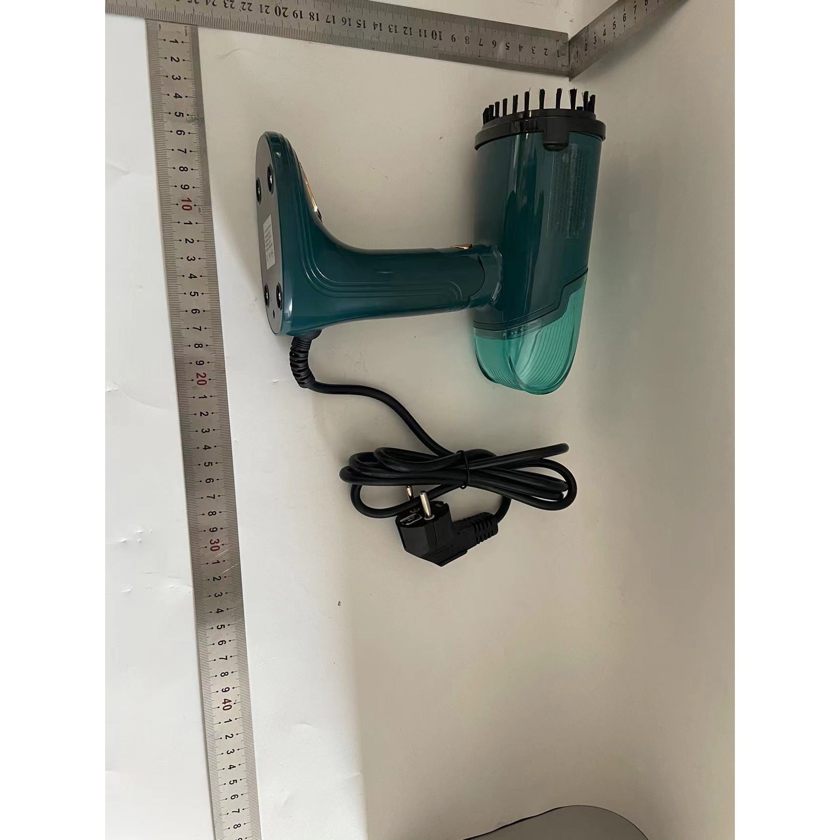 Aparat de Calcat Haine, By Fitilomania, Aparat Portabil pentru Calcat Haine, Perfect pentru Calatorii, 20 x 10.5 x 8.7 cm, 1500 W, 220 V, Turcoaz