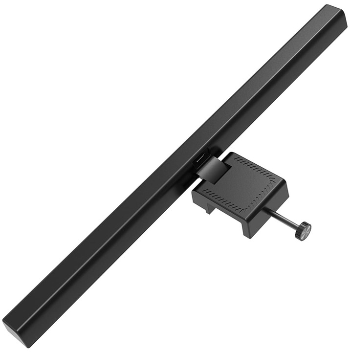Lampa LED 5W pentru monitor, ZakupyTV, fara reflexii, 33cm, neagra
