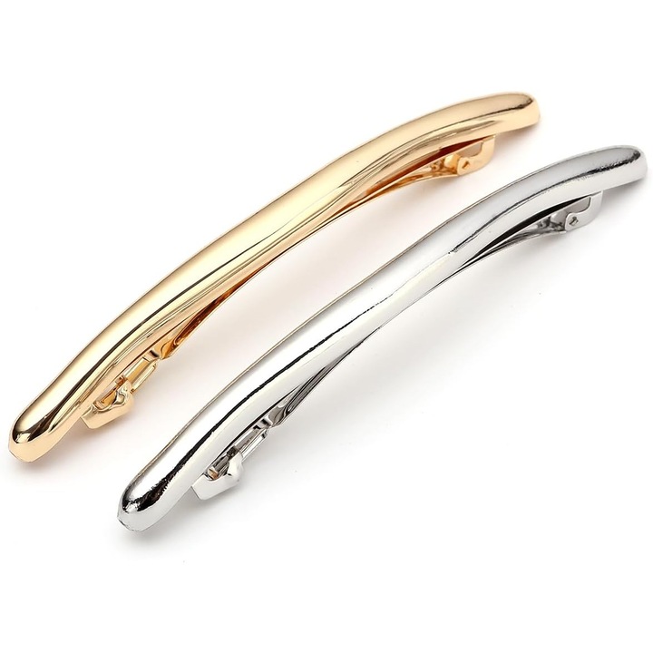 Agrafe de par metalice, cu arc, 2 bucati de 11.2 cm