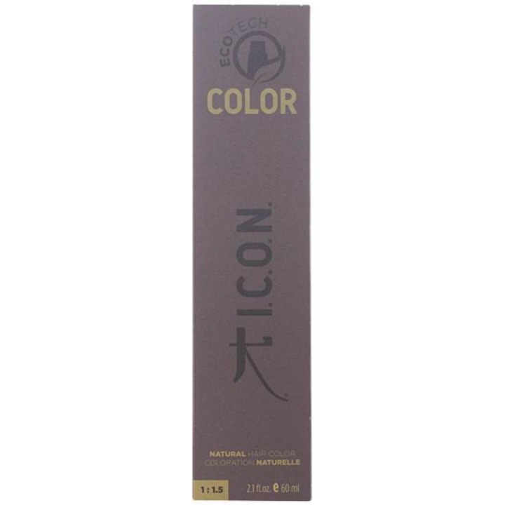 Vopsea de par permanenta fara amoniac, I.c.o.n., Ecotech Color, 60 ml, 8.07 Light Natural Violet Blonde