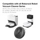 2 db-os fekete oldalkefe készlet eredeti Roborock E25/E35/S55/S80/S85/Q Revo5/S70/Q85 Max