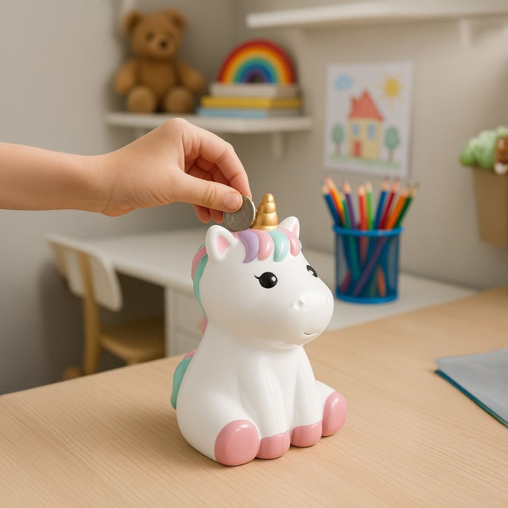 Pusculita de Lut Unicorn 12x12x19cm