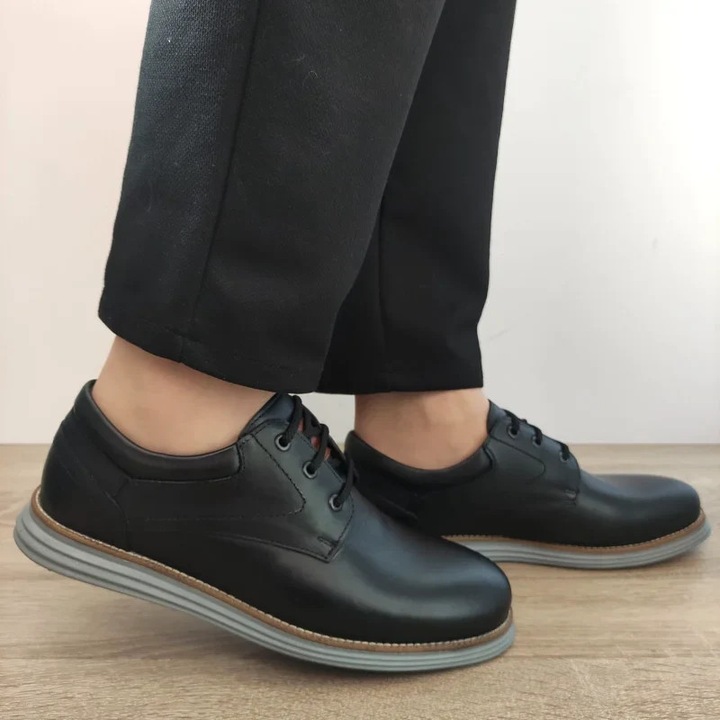 Pantofi Casual Barbati Otter Ota-45 01-N Negri - Negru, Negru