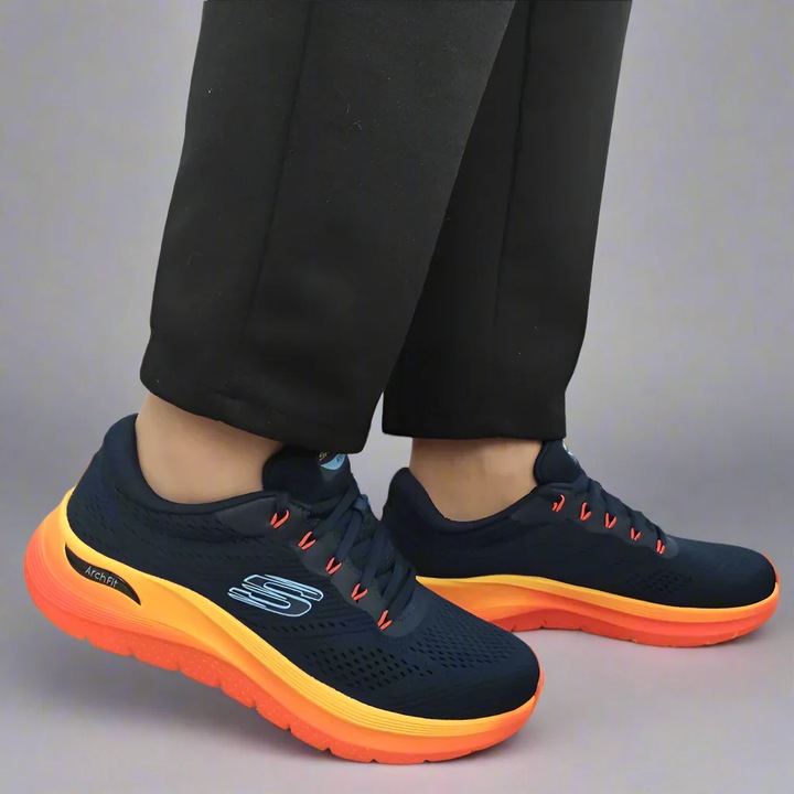 Мъжки спортни обувки Skechers 232700 Nvmt - Тъмносин, 43