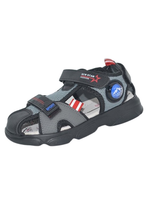 Sandale ortopedice pentru baieti, Tom Miki T-10080-A, Negru 119695