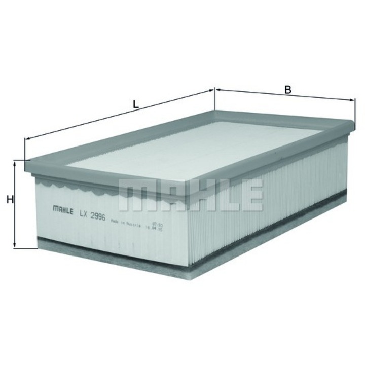 Légszűrő KNECHT LX 2996